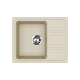 EVIDO Home 45S compact gránit mosogató, 575 x 460 mm, bézs