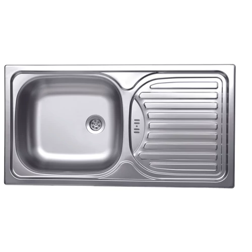 EVIDO FLEX rozsdamentes mosogató, csepegtető, 78x43,5 cm, 1 1/2", natúr
