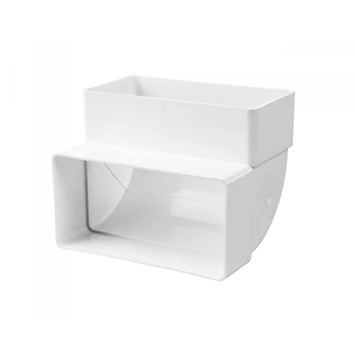 Lapos csatorna függőleges könyök, 60x204mm