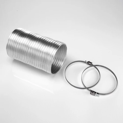 Alu flexi cső + 2 bilincs (átm.150x1,1m)