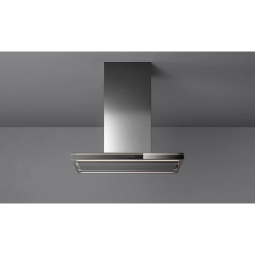Falmec LUMINA NRS 90 cm fali páraelszívó, inox/fekete üveg