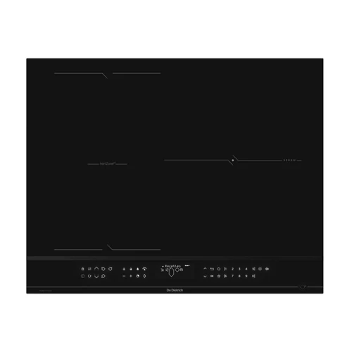 De Dietrich indukciós főzőlap, 65 cm, 3 zóna (1 horiZone), LCD, infinite black