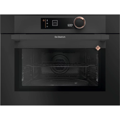 De Dietrich kompakt kombinált mikro-sütő, 40 l, 9 sütőfunkció, LCD kijelző, fekete