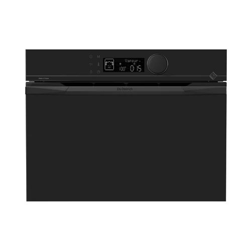 De Dietrich kompakt kombinált sütő gőzfunkcióval, gőztisztítás, 29 l, 4 funkció, 32 auto recept, LCD, infinite black