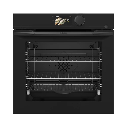 De Dietrich pirolitikus sütő, 73 l, 12 funkció, 122 auto recept, TFT, infinite black