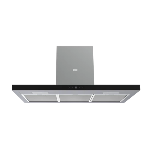 EVIDO LINE 90B T-shape fali páraelszívó, 90 cm, inox/fekete üveg, érintőszenzor