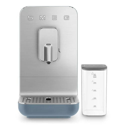 SMEG AUTOMATA KÁVÉFŐZŐ, Collezione design, tejhabosító funkció, cappuccino/latte macchiato funkció, matt viharkék