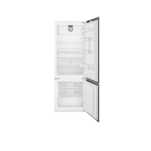 SMEG BEÉPÍTHETŐ HŰTŐ ÉS FAGYASZTÓ, 68,9x193,4 cm, 370 l, fordítható ajtó, fehér