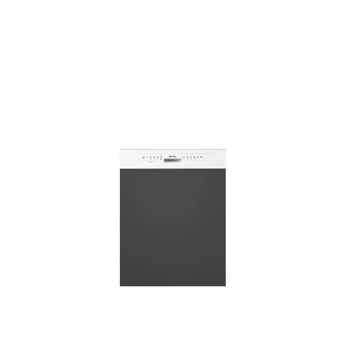 SMEG BEÉPÍTHETŐ MOSOGATÓGÉP, félintegrált, 60 cm, 13 teríték, 5 funkció, 3 hőmérséklet, fehér panel