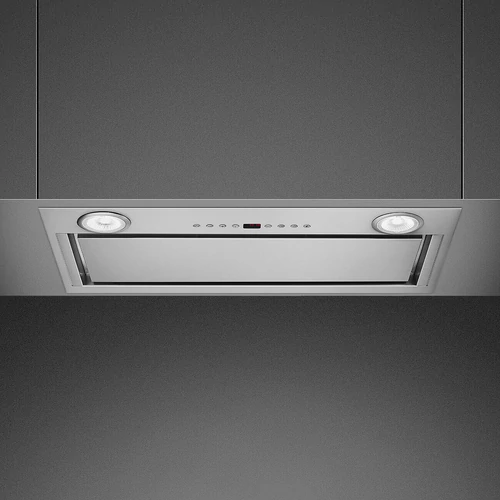 SMEG UNIVERSALE design beépíthető páraelszívó, 52 cm, inox