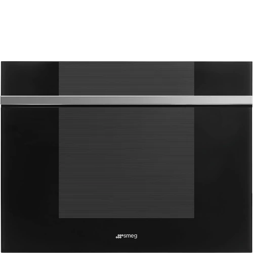 SMEG BEÉPÍTHETŐ BORHŰTŐ, Linea design, 45 cm, fordítható ajtó, fekete üveg