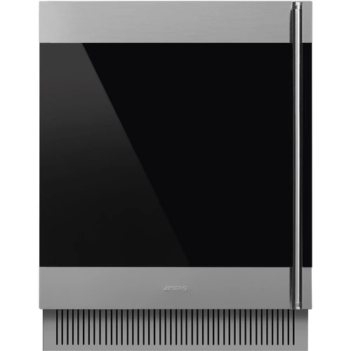 SMEG BEÉPÍTHETŐ BORHŰTŐ, Classic design, 82-87 cm, bal oldali pántok, inox