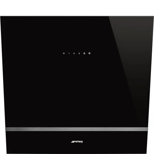 SMEG UNIVERSALE design vertikális fali páraelszívó, 60 cm, fekete