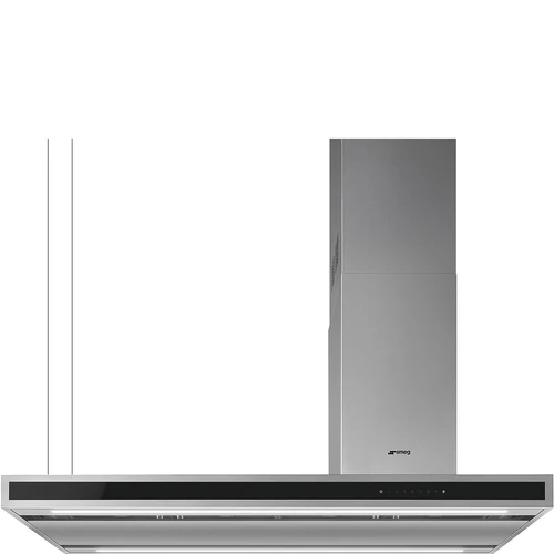 SMEG UNIVERSALE design függesztett páraelszívó, 120 cm, inox, LED