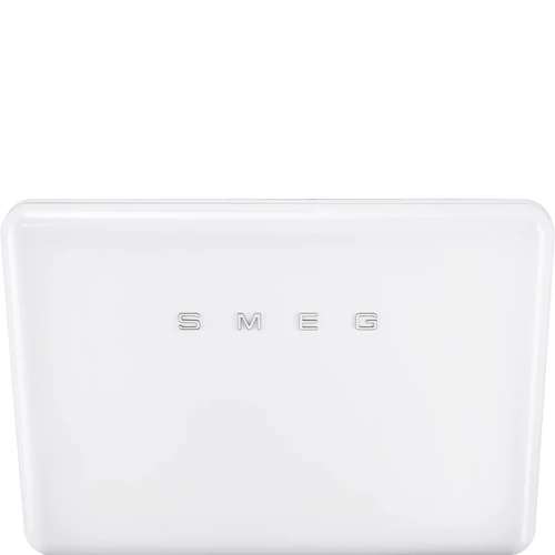 SMEG 50-ES ÉVEK RETRO design vertikális fali páraelszívó, 75 cm, fehér