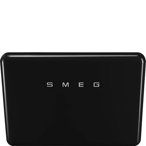 SMEG 50-ES ÉVEK RETRO design vertikális fali páraelszívó, 75 cm, fekete