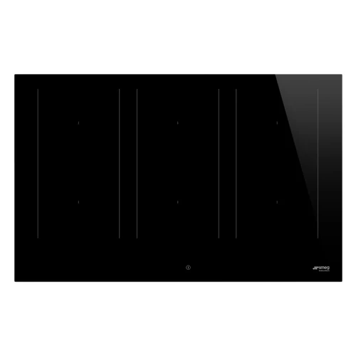 SMEG INDUKCIÓS FŐZŐLAP, Universal design, 80 cm, 6 főzőzóna, 3 MultiZone híd zóna, fekete üveg