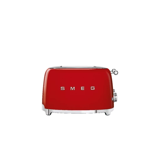 SMEG KENYÉRPIRÍTÓ, retro, 2x2 szeletes, piros
