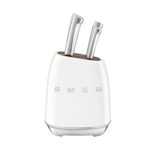 SMEG KÉS KÉSZLET, retro, fehér