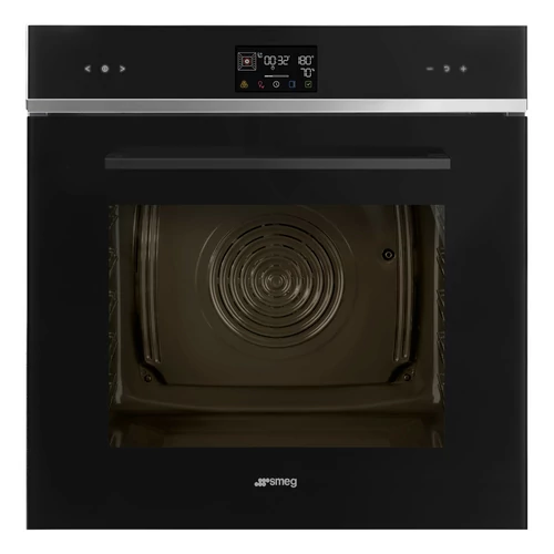 SMEG KOMBINÁLT GŐZSÜTŐ, Selezione design, Galileo, 60 cm, ES LCD, fekete üveg