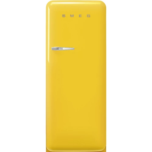 SMEG KOMBINÁLT HŰTŐ ÉS FAGYASZTÓ, retro, 60,1x150 cm, jobb oldali pántok, sárga