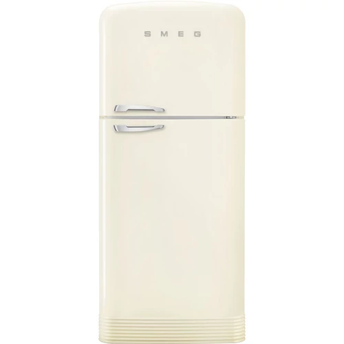 SMEG KOMBINÁLT HŰTŐ ÉS FAGYASZTÓ, retro, 79,6x192,1 cm, jobb oldali pántok, bézs
