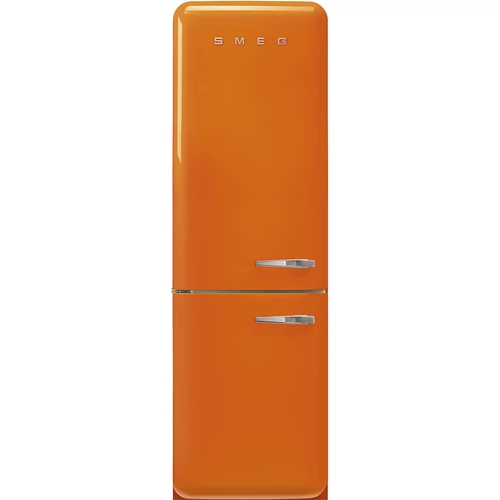 SMEG KOMBINÁLT HŰTŐ ÉS FAGYASZTÓ, retro, 60,1x196,8 cm, narancssárga