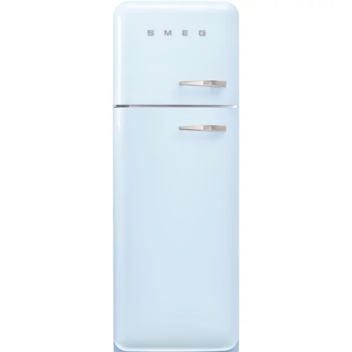 SMEG KOMBINÁLT HŰTŐ ÉS FAGYASZTÓ, retro, 60,1x172 cm, bal oldali pántok, világoskék