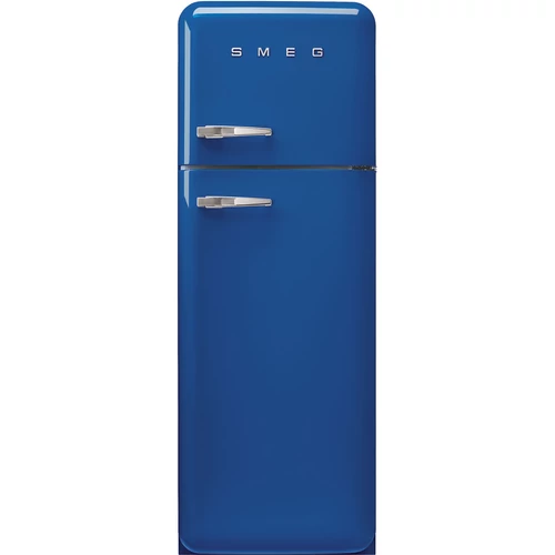 SMEG KOMBINÁLT HŰTŐ ÉS FAGYASZTÓ, retro, 60,1x172 cm, jobb oldali pántok, kék