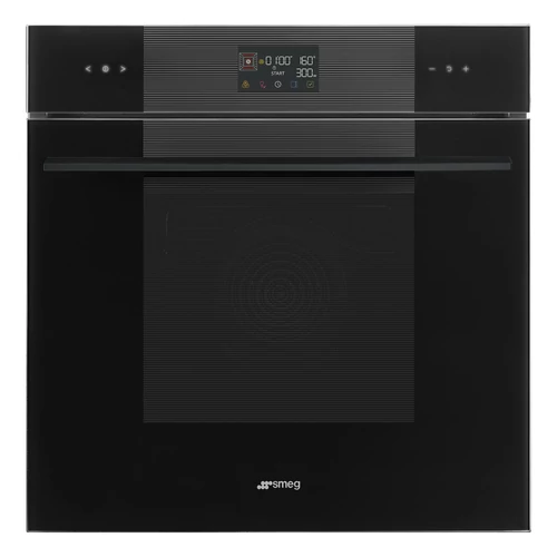 SMEG KOMBINÁLT MIKROHULLÁMÚ SÜTŐ, Linea design, Galileo, 60 cm, ES LCD, mélyfekete üveg
