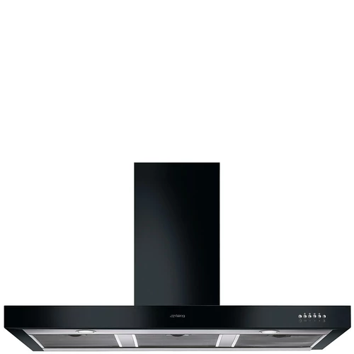 SMEG UNIVERSALE design T-shape fali páraelszívó, 110 cm, fekete