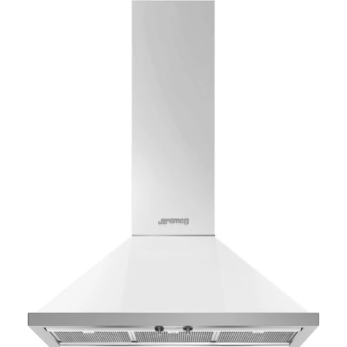 SMEG PORTOFINO design kürtős fali páraelszívó, 90 cm, fehér