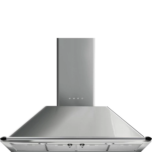 SMEG VICTORIA design kürtős fali páraelszívó, 110 cm, inox