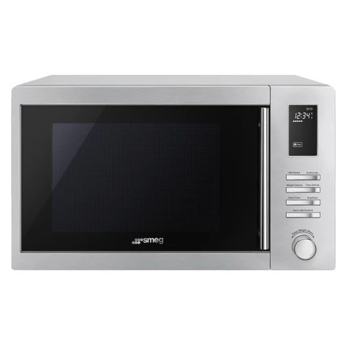 SMEG SZABADONÁLLÓ MIKROHULLÁMÚ SÜTŐ, Universal design, 25 liter, inox