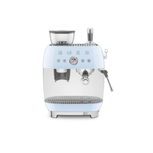 SMEG ŐRLŐVEL KOMBINÁLT ESPRESSO KÁVÉFŐZŐ, retro, világoskék