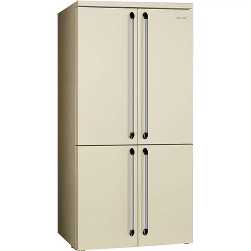 SMEG SZABADONÁLLÓ HŰTŐ ÉS FAGYASZTÓ, Victoria design, 91,5x187 cm, francia ajtó, bézs