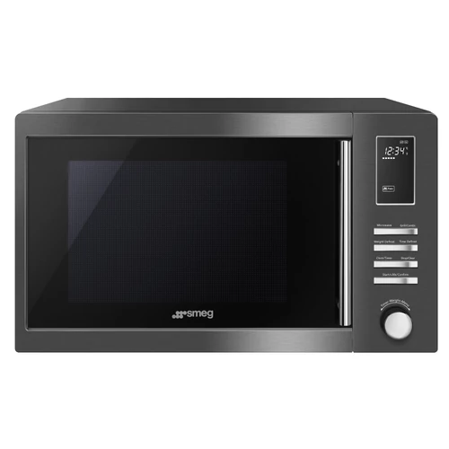 SMEG SZABADONÁLLÓ MIKROHULLÁMÚ SÜTŐ, Universal design, 25 liter, fekete