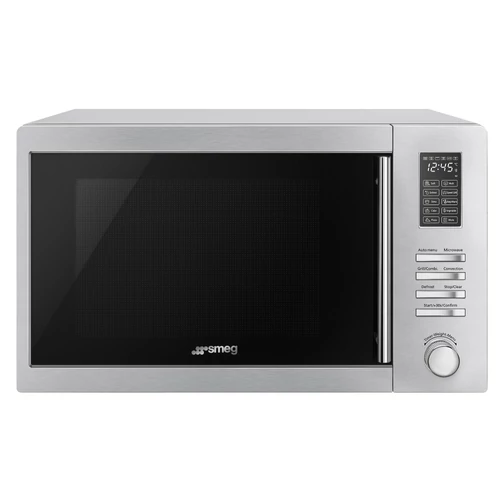 SMEG SZABADONÁLLÓ MIKROHULLÁMÚ SÜTŐ, Universal design, 34 liter, inox