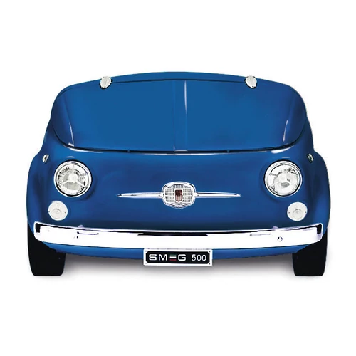 SMEG SZABADONÁLLÓ MINI BAR "Fiat500", retro, 128x86,5 cm, kék