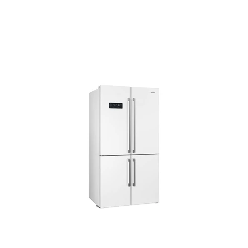 SMEG SZABANONÁLLÓ HŰTŐ ÉS FAGYASZTÓ, 90,8x182 cm, E energiaosztály, külső LED kijelző, francia ajtó, fehér