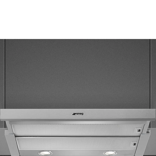 SMEG UNIVERSALE design teleszkópos páraelszívó, 60 cm, inox, B energiaosztály