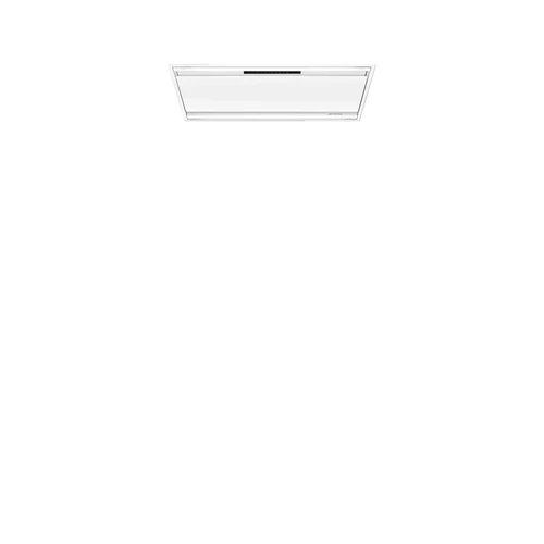 SMEG UNIVERSALE design mennyezeti páraelszívó, 90 cm, matt fehér, 2 LED csík