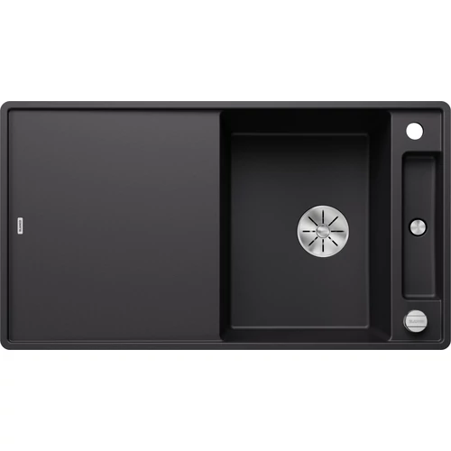 BLANCO AXIA III 5 S-F fekete fa tart., SZINTBE ÉPÍTÉS